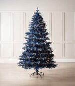 Blue Fluted Christmas Bauble - Image 2