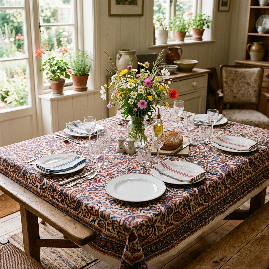 Curated Artisanal Finds - Table Linens & Decor